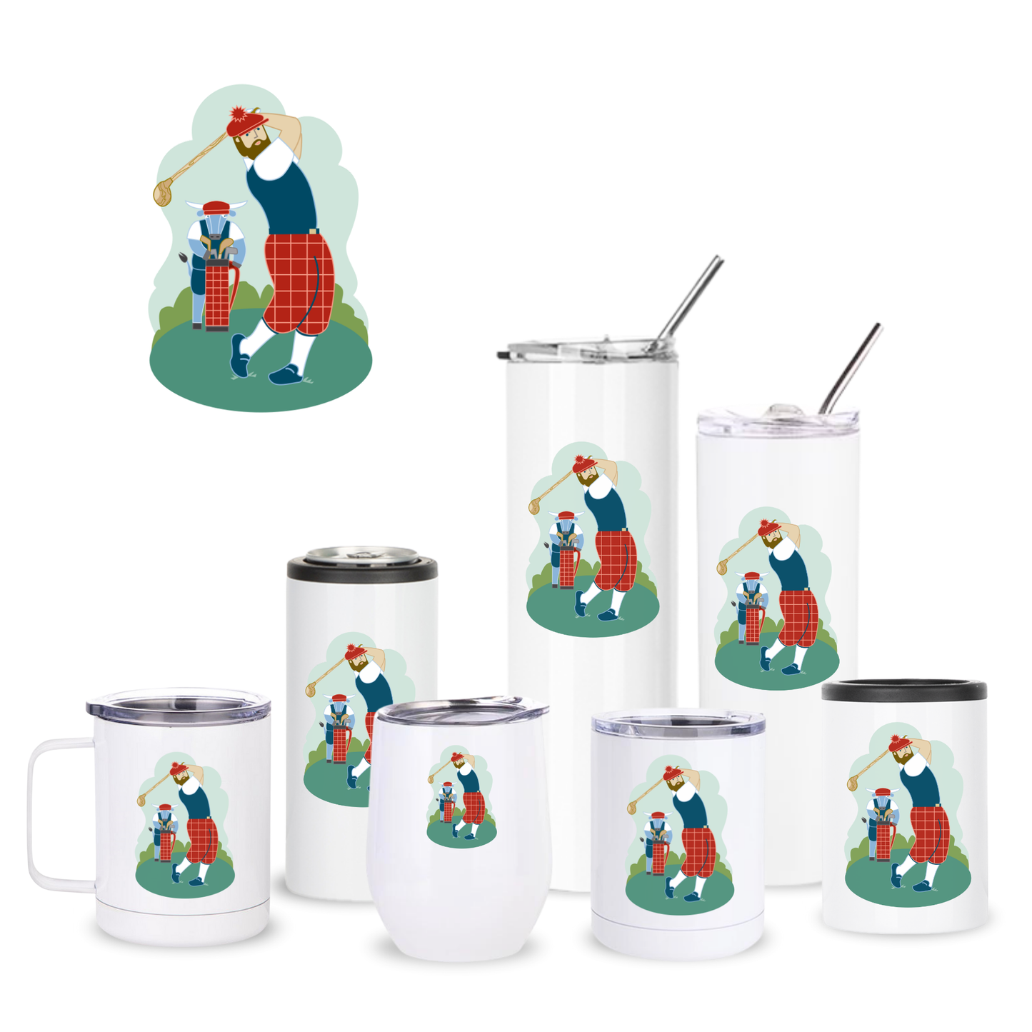 Golf Paul Bunyan + Babe Insulated Drinkware