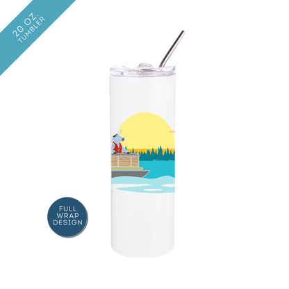 Pontoon Paul Bunyan + Babe Insulated Drinkware