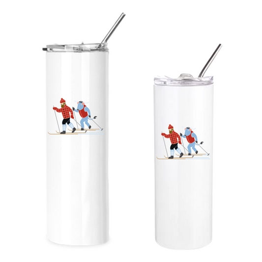 Insulated Tumblers | X-Country Ski Paul Bunyan + Babe