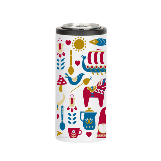 Insulated Skinny Cooler | Nordic Love Wrap