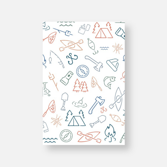 Postcard | Camping Icons