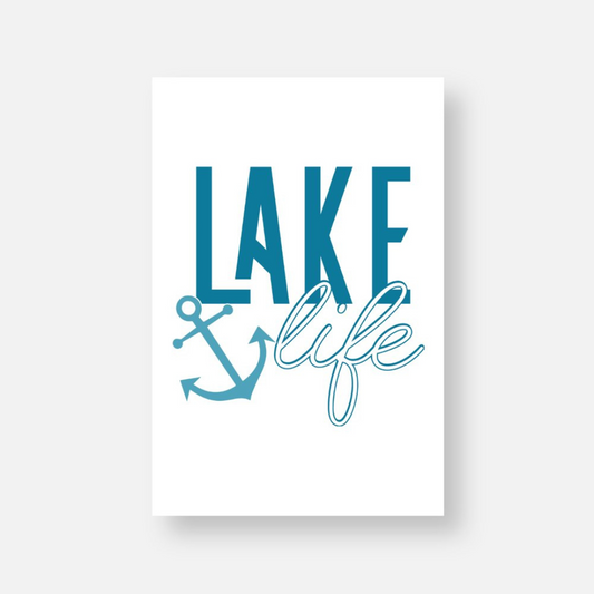 Postcard | Lake Life Anchor
