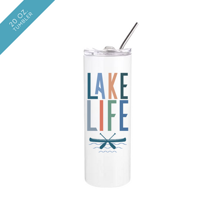 Lake Life Canoe Insulated Drinkware