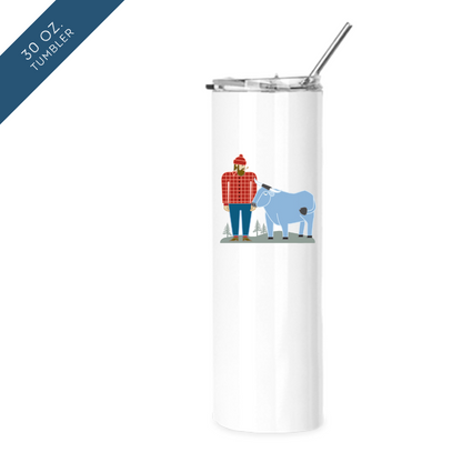 Insulated Tumblers | Classic Paul Bunyan + Babe