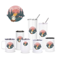 Pink Sky Campsite Insulated Drinkware