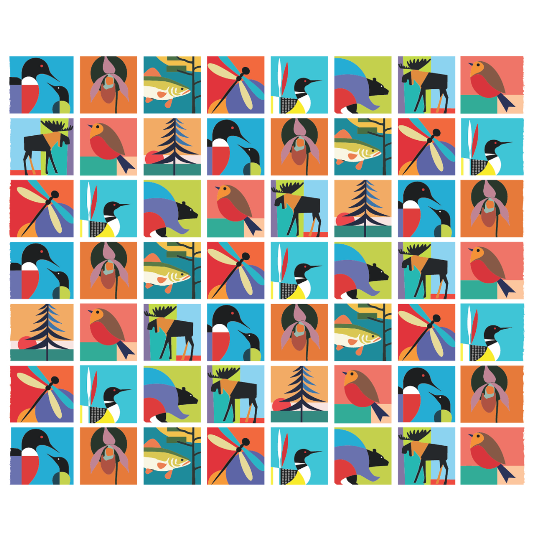 TAALLA Wildlife Collage Insulated Drinkware