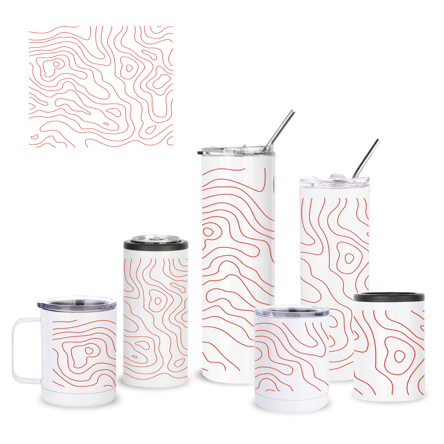 Topography Insulated Drinkware