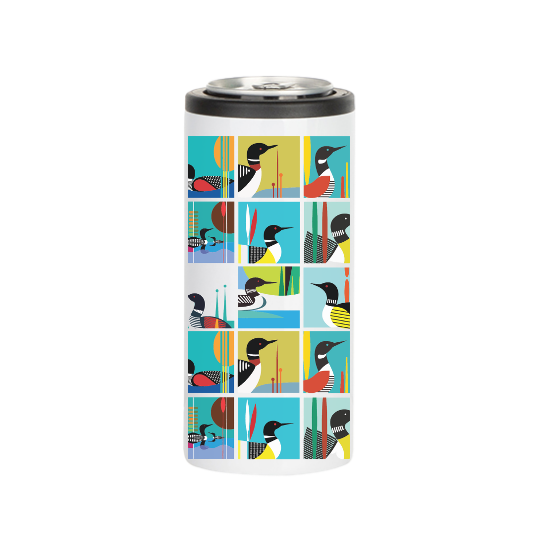 TAALLA Loon Collage Insulated Drinkware