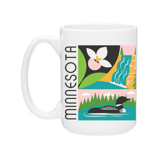 Ceramic Coffee Mug | MN Square Scenes Wrap