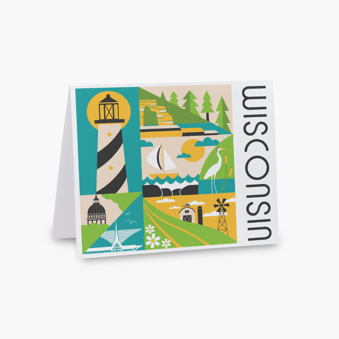 Notecard | WI Square Scenes