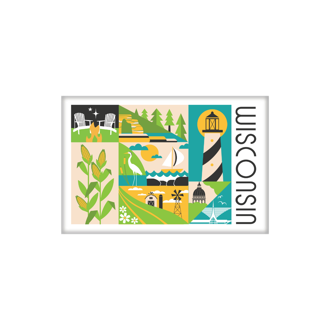 Magnet | WI Square Scenes