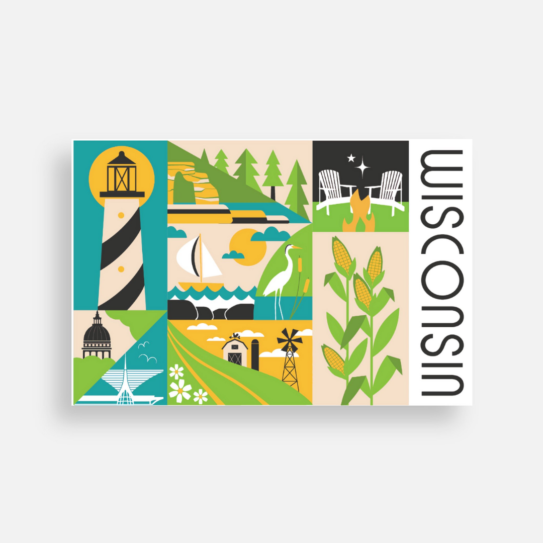Postcard | WI Square Scenes