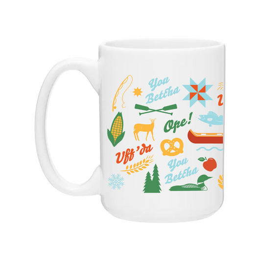 Ceramic Coffee Mug | Midwest Icons Wrap