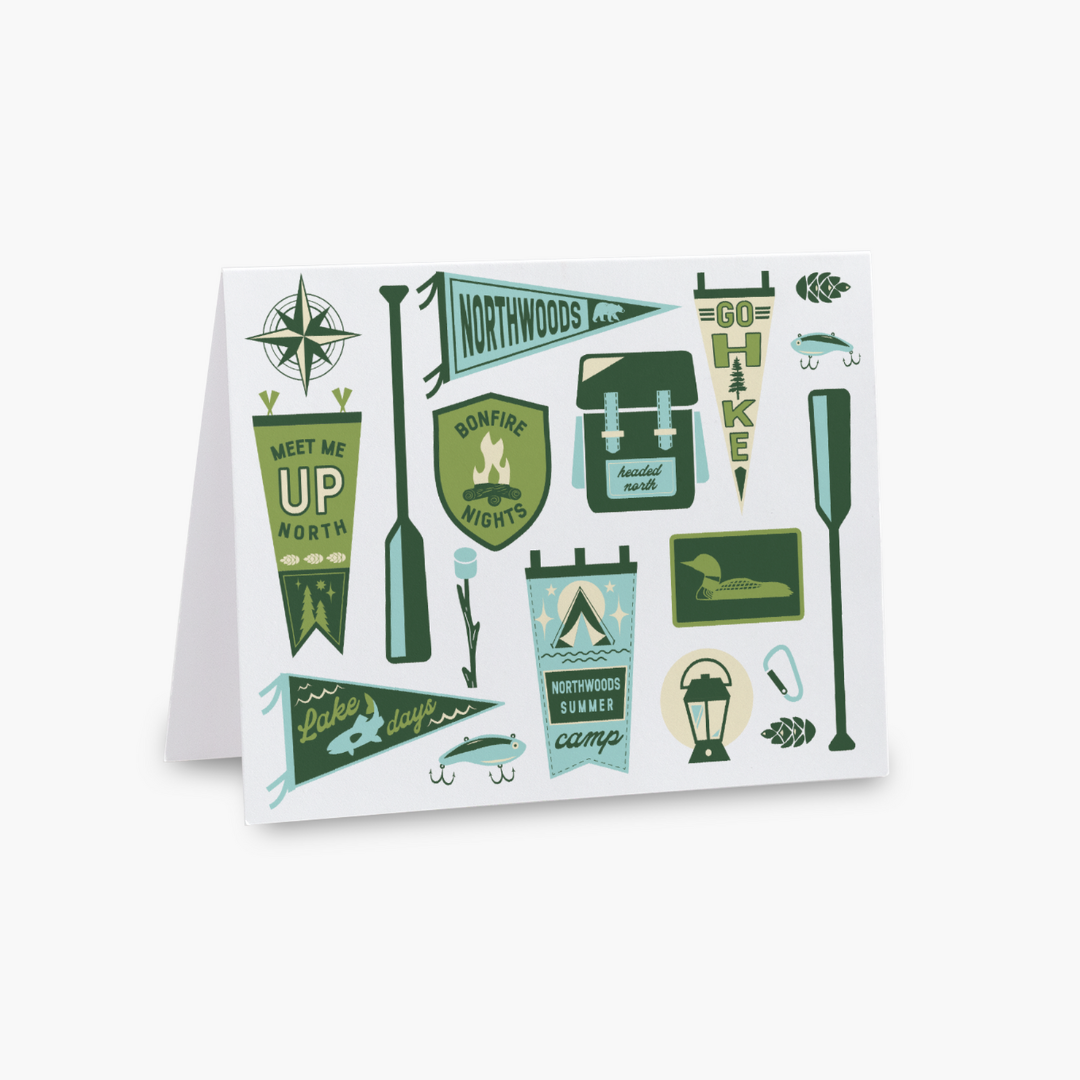 Notecard | Camp Flags