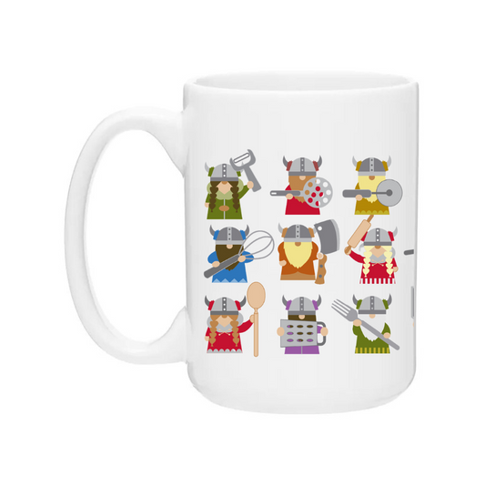 Ceramic Coffee Mug | Kitchen Vikings Wrap