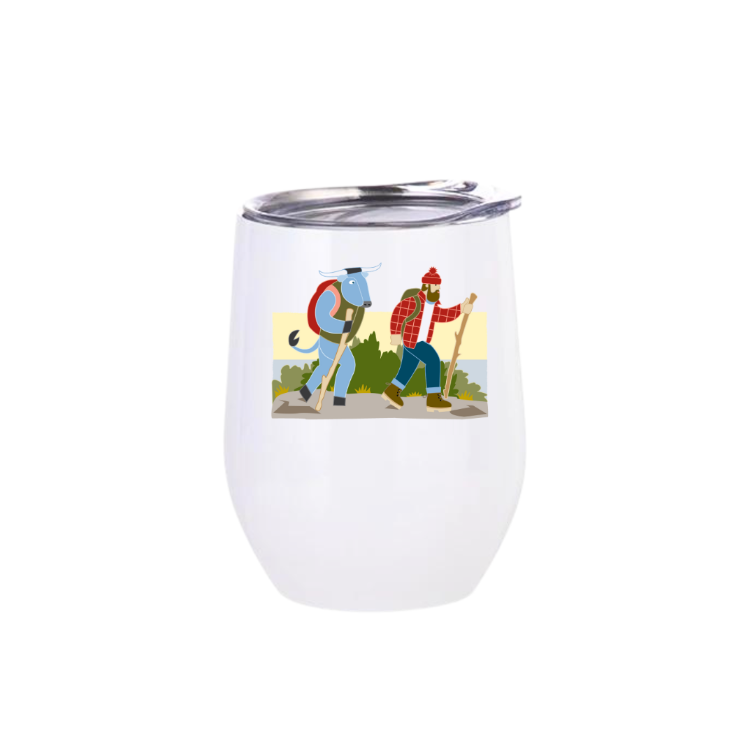 Hiking Paul Bunyan + Babe Insulated Drinkware