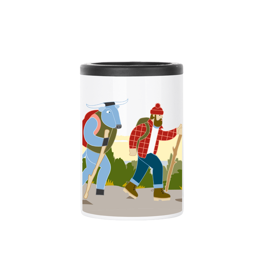 Hiking Paul Bunyan + Babe Insulated Drinkware