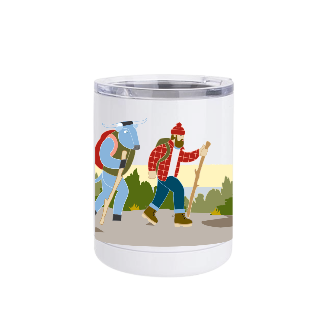 Hiking Paul Bunyan + Babe Insulated Drinkware