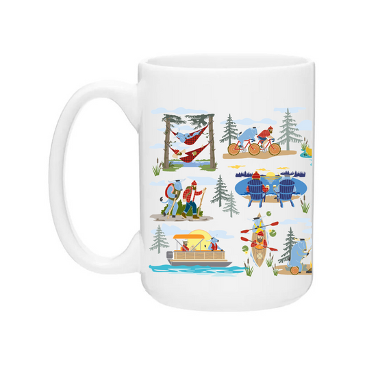 Ceramic Coffee Mug | Summer Paul Bunyan + Babe
