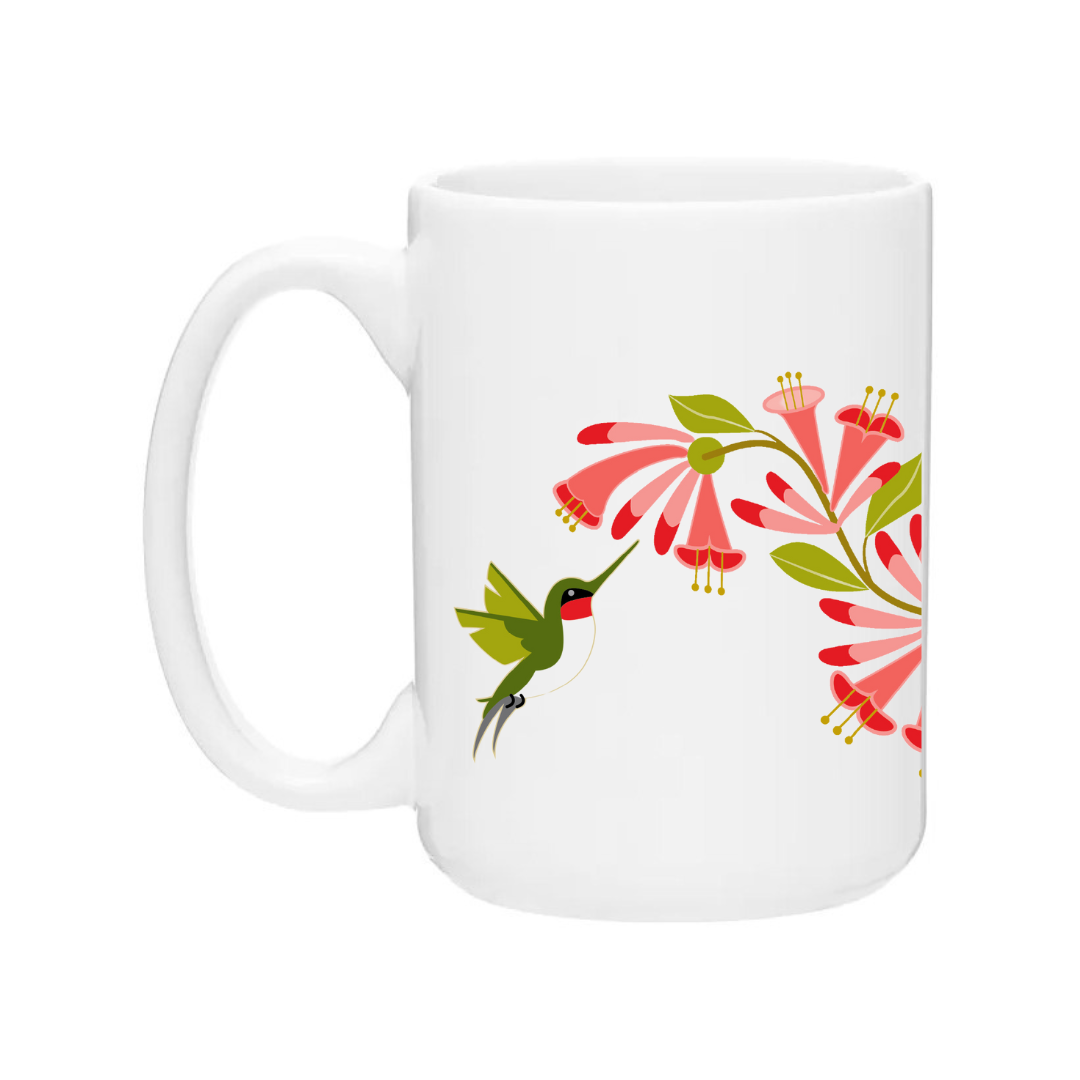 Ceramic Coffee Mug | Hummingbird Wrap