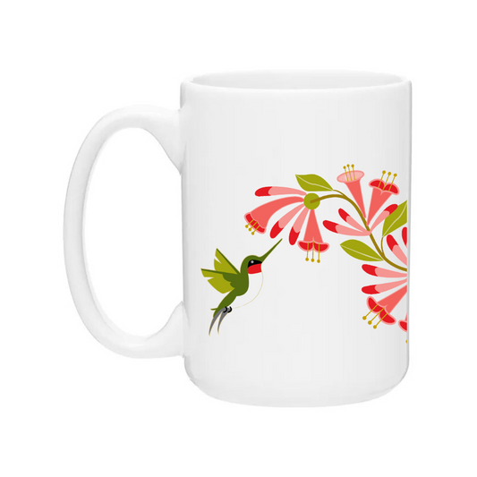 Ceramic Coffee Mug | Hummingbird Wrap