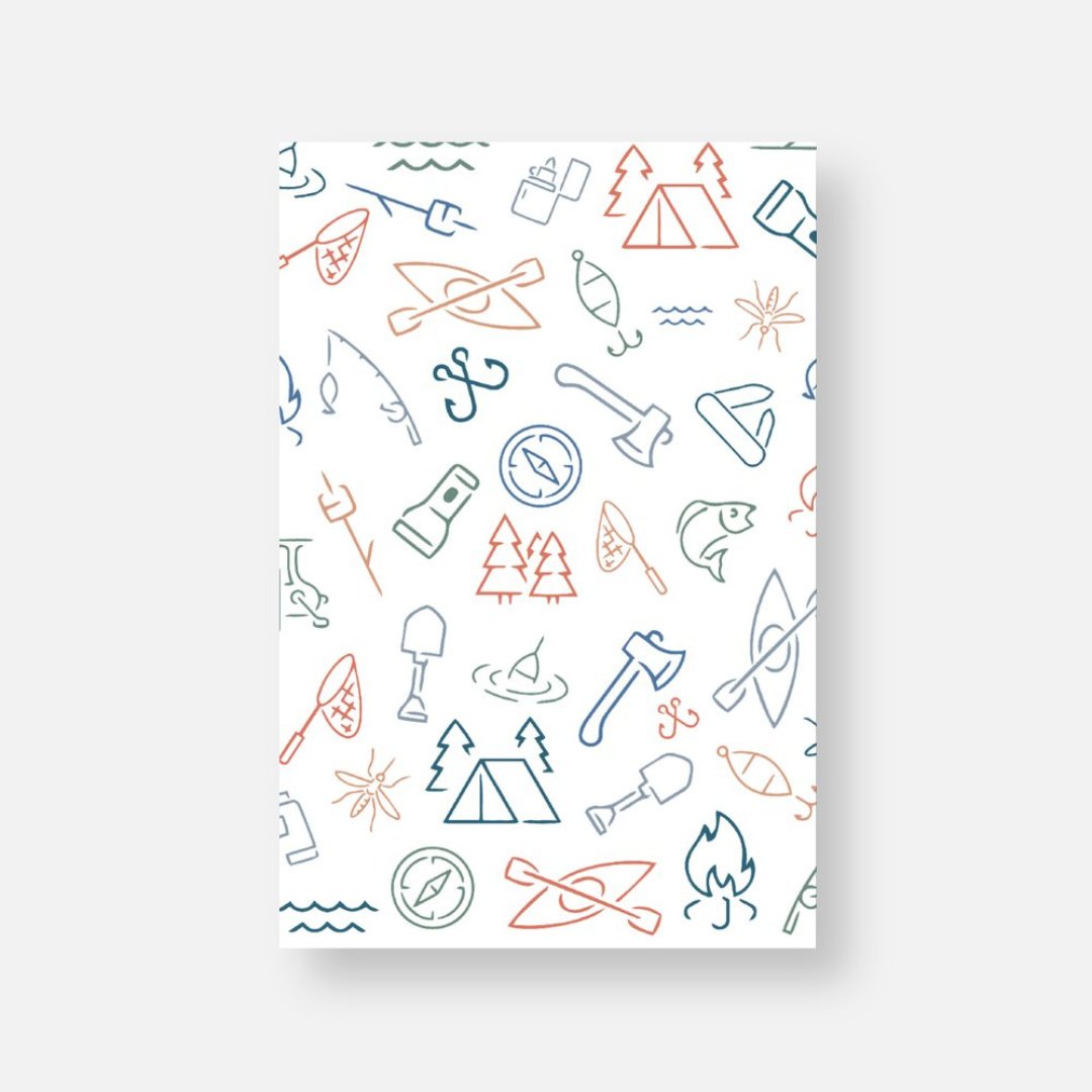Postcard | Camping Icons *discontinued*
