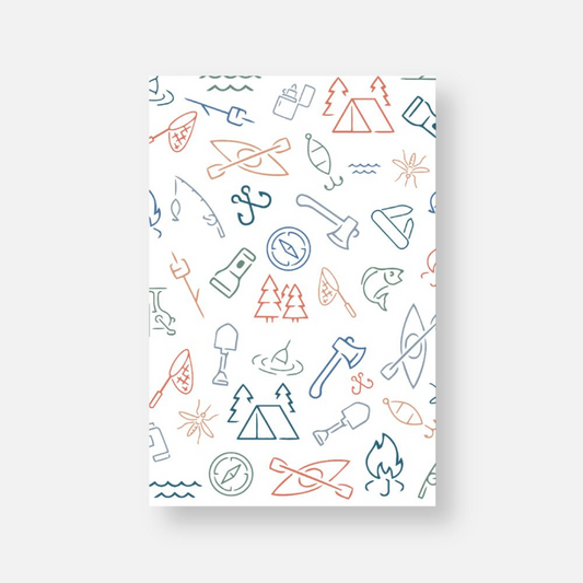 Postcard | Camping Icons *discontinued*
