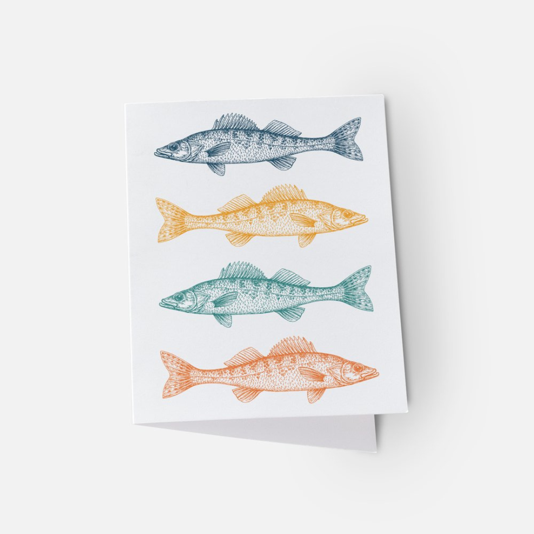 Notecard | Colorful Walleye