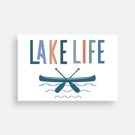 Postcard | Lake Life Canoe