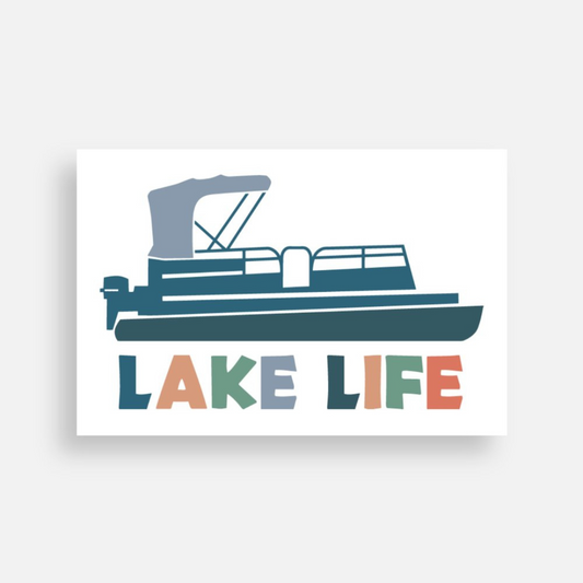 Postcard | Lake Life Pontoon