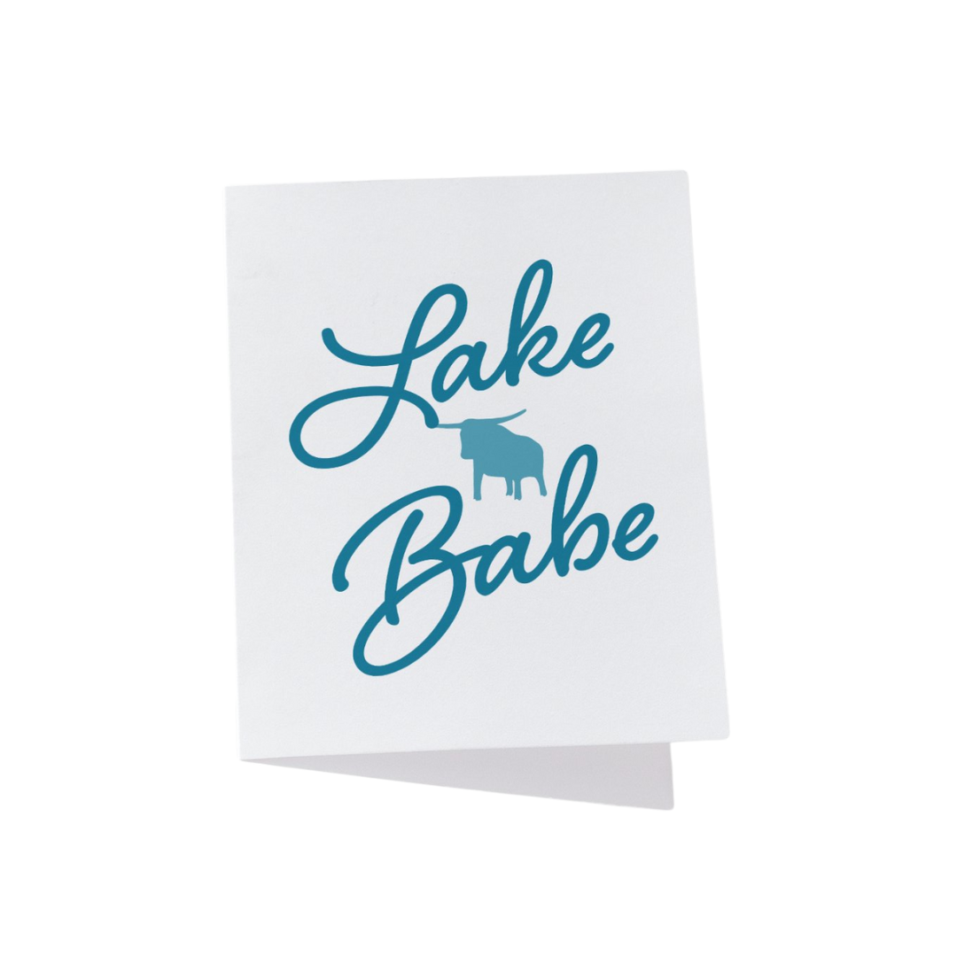 Notecard | Lake Babe