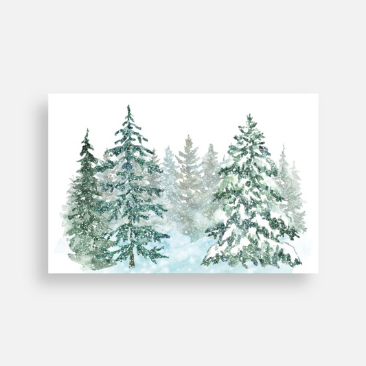 Postcard | Snowy Pines
