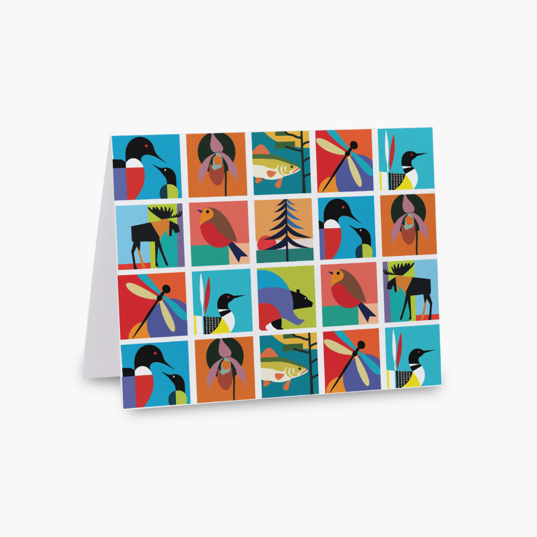 Notecard | Wildlife Collage