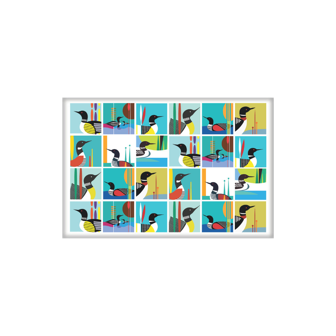 Magnet | Loon Collage – Creative Compass Wholesale