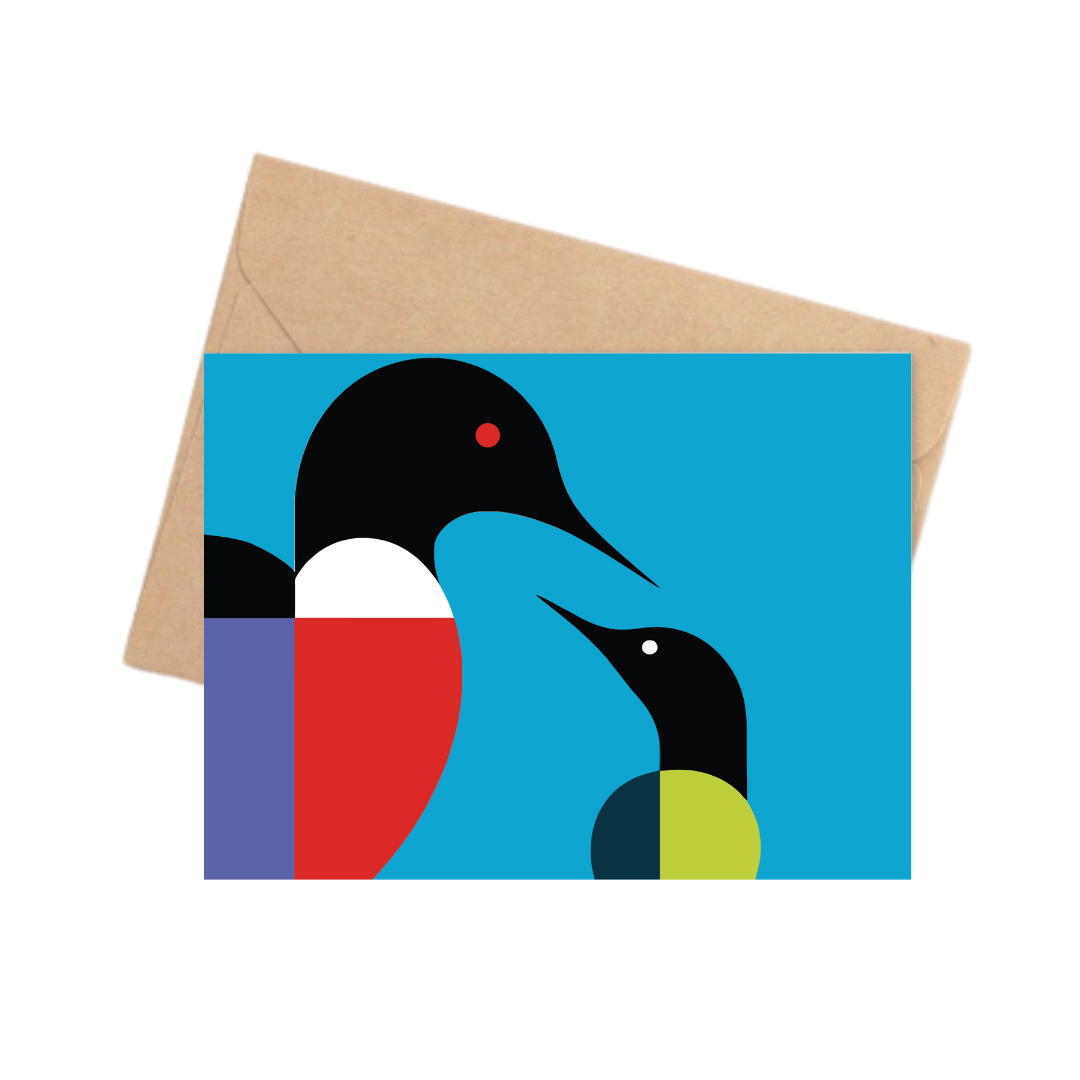 Notecard | TAALLA Loon + Baby