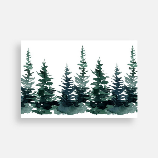 Postcard | Watercolor Pines