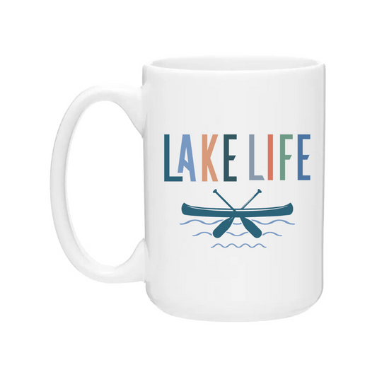 Ceramic Coffee Mugs | Lake Life Canoe