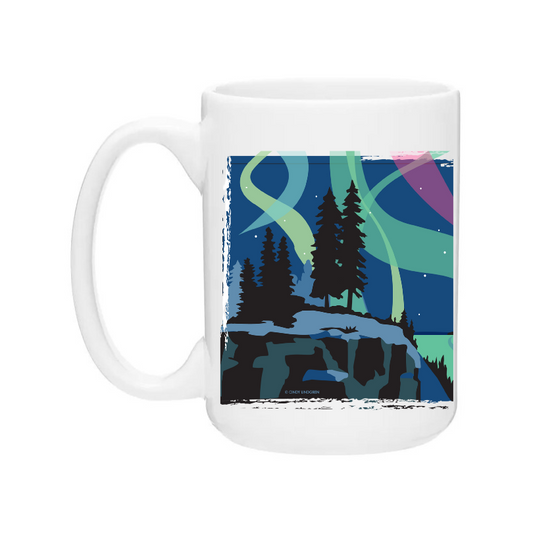 Ceramic Coffee Mugs | Northern Lights Wrap