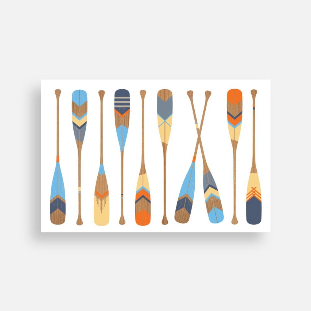 Postcard | Painted Paddles