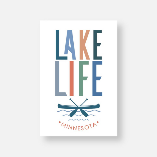 Postcard | Lake Life Canoe Minnesota