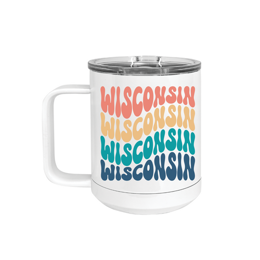 Insulated Camp Mug | Groovy Wisconsin