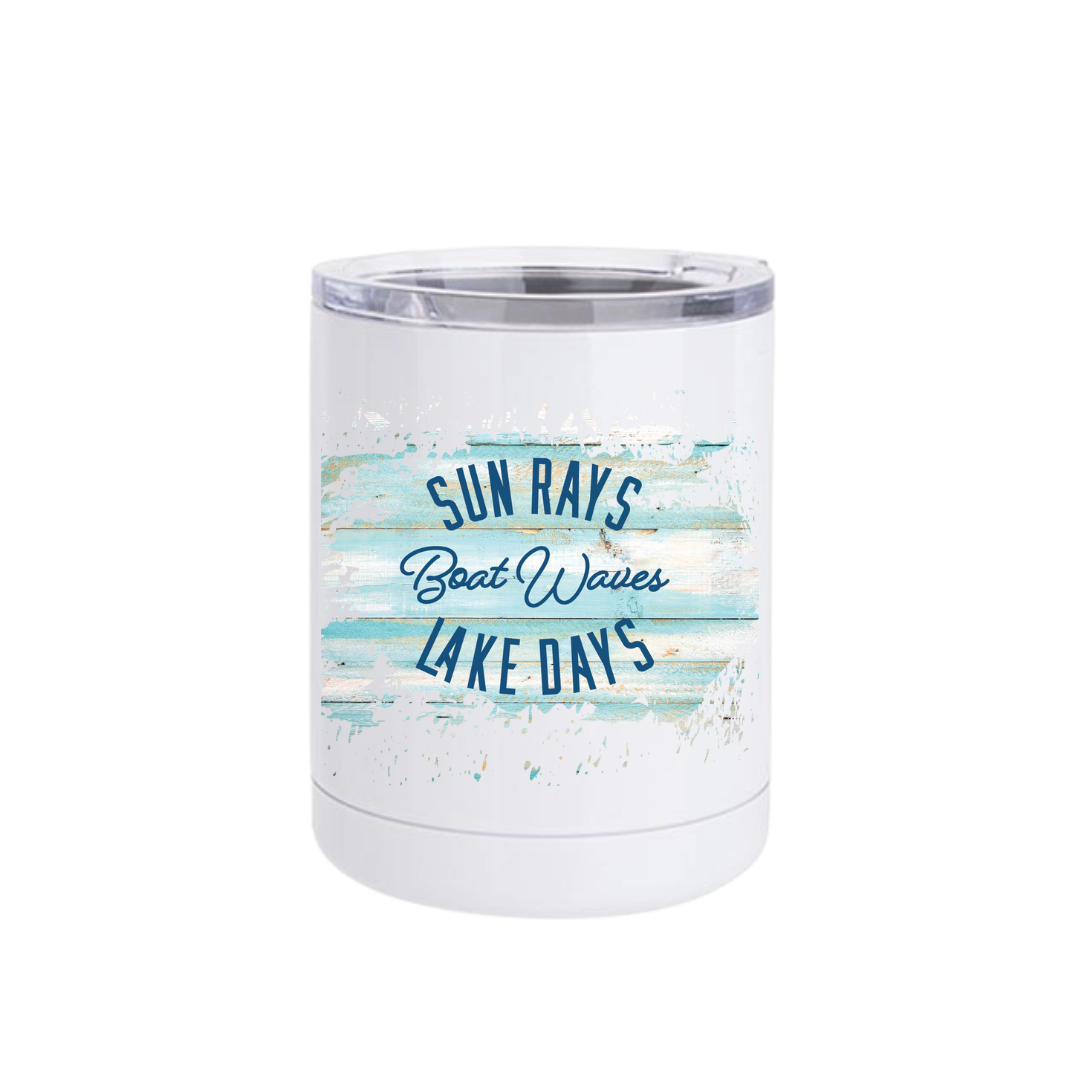Sun Rays Lake Days Insulated Drinkware