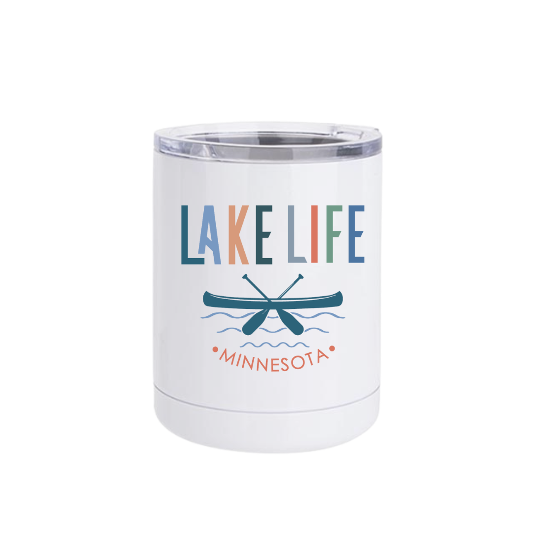 Short Tumbler | Lake Life Canoe Minnesota