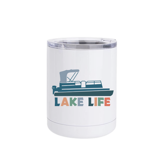 Short Tumbler | Lake Life Pontoon