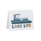 Notecard | Lake Life Pontoon