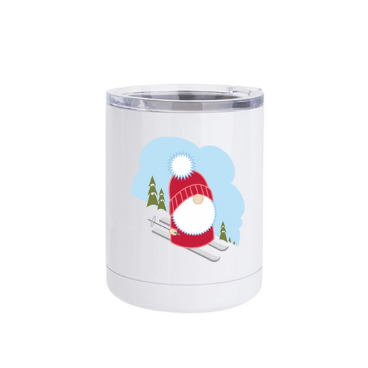 Short Tumbler | Skiing Gnome