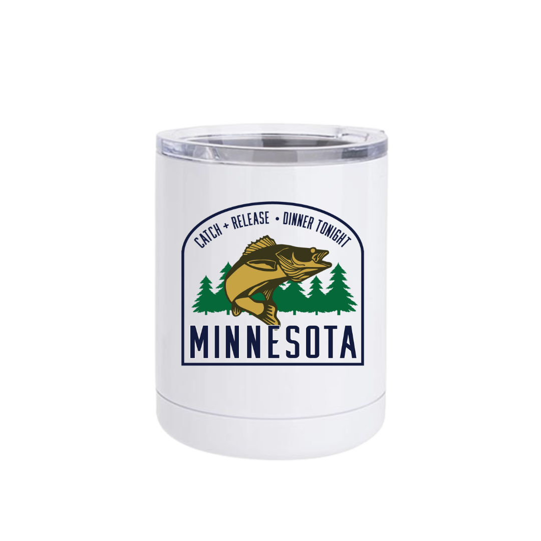Minnesota Walleye Badge Insulated Drinkware
