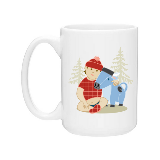 Ceramic Coffee Mugs | Baby Paul Bunyan + Babe