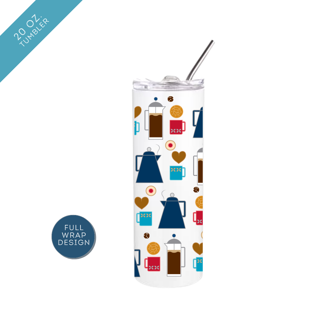 Cookies + Coffee Insulated Drinkware