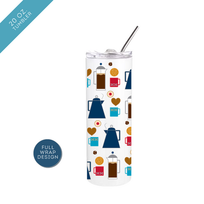 Cookies + Coffee Insulated Drinkware